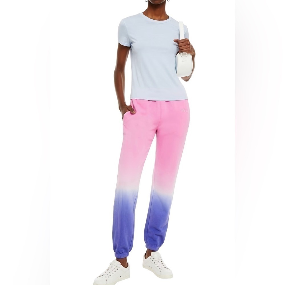 Wsly Ecosoft classic pocket jogger in pink purple